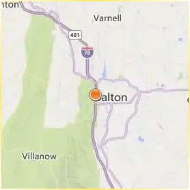 Dalton State College Location Map Dalton State College Location Map