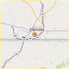 Danville Community College Location Map Danville Community College Location Map