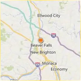 Geneva College Location Map Geneva College Location Map