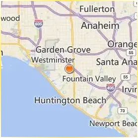 Golden West College Location Map Golden West College Location Map