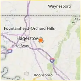 Hagerstown Community College Location Map Hagerstown Community College Location Map