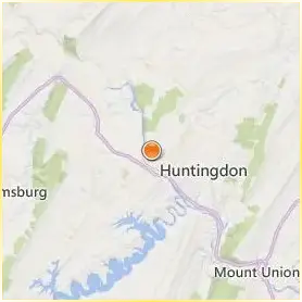 Juniata College Location Map Juniata College Location Map