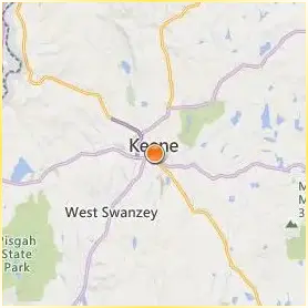 Keene State College Location Map Keene State College Location Map