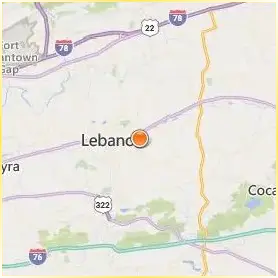 Lebanon County Area Vocational Technical School Location Map Lebanon County Area Vocational Technical School Location Map