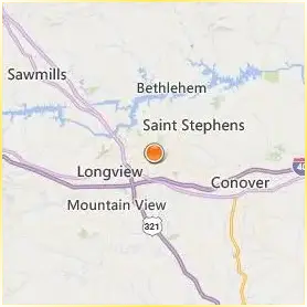 Lenoir Rhyne University Location Map Lenoir Rhyne University Location Map