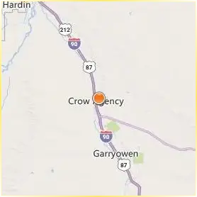 Little Big Horn College Location Map Little Big Horn College Location Map