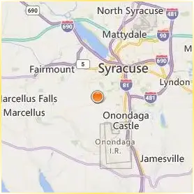 Onondaga Community College Location Map Onondaga Community College Location Map