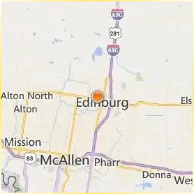 The University of Texas Pan American Location Map The University of Texas Pan American Location Map