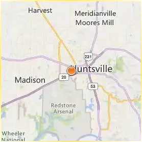 University of Alabama in Huntsville Location Map University of Alabama in Huntsville Location Map