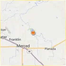 University of California Merced Location Map University of California Merced Location Map