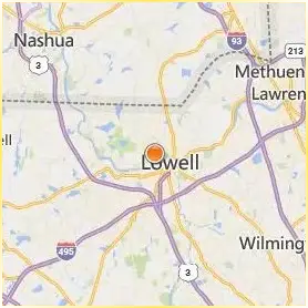 University of Massachusetts Lowell Location Map University of Massachusetts Lowell Location Map
