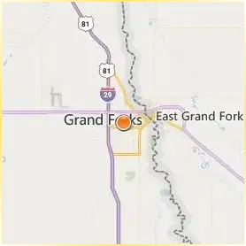 University of North Dakota Location Map University of North Dakota Location Map