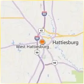 University of Southern Mississippi Location Map University of Southern Mississippi Location Map