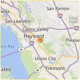 California State University East Bay Location Map California State University East Bay Location Map