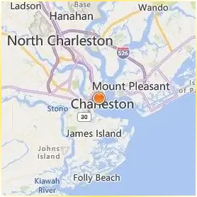 College of Charleston Location Map College of Charleston Location Map