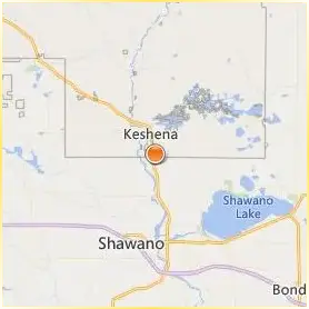 College of Menominee Nation Location Map
