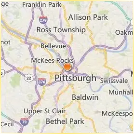 Community College of Allegheny County Location Map Community College of Allegheny County Location Map