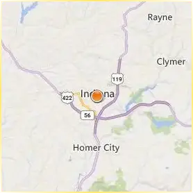 Indiana University of Pennsylvania Location Map Indiana University of Pennsylvania Location Map