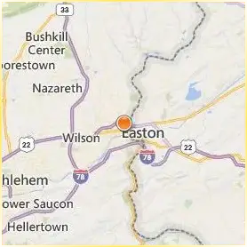 Lafayette College Location Map Lafayette College Location Map