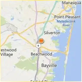 Ocean County Vocational Technical School Location Map