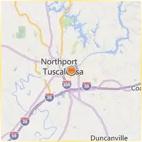 The University of Alabama Location Map The University of Alabama Location Map