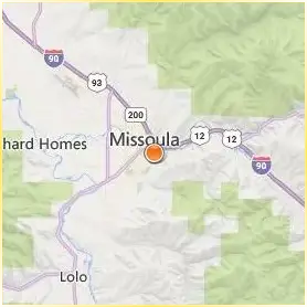 The University of Montana Location Map The University of Montana Location Map