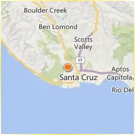 University of California Santa Cruz Location Map University of California Santa Cruz Location Map