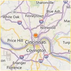 University of Cincinnati Location Map University of Cincinnati Location Map