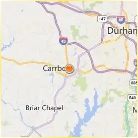University of North Carolina at Chapel Hill Location Map University of North Carolina at Chapel Hill Location Map