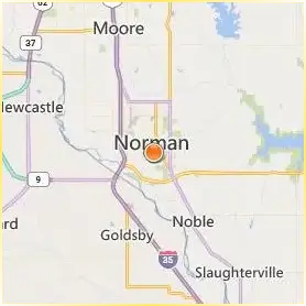 University of Oklahoma Norman Location Map University of Oklahoma Norman Location Map