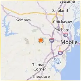 University of South Alabama Location Map University of South Alabama Location Map