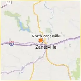 Zane State College Location Map Zane State College Location Map